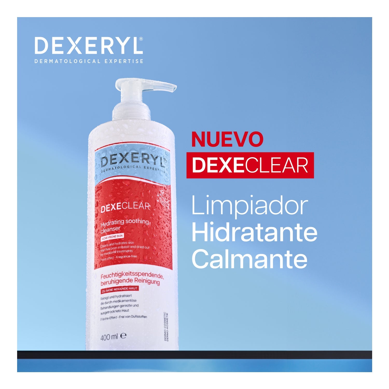 Dexeryl Dexeclear Limpiador Calmante Hidratante 400ml