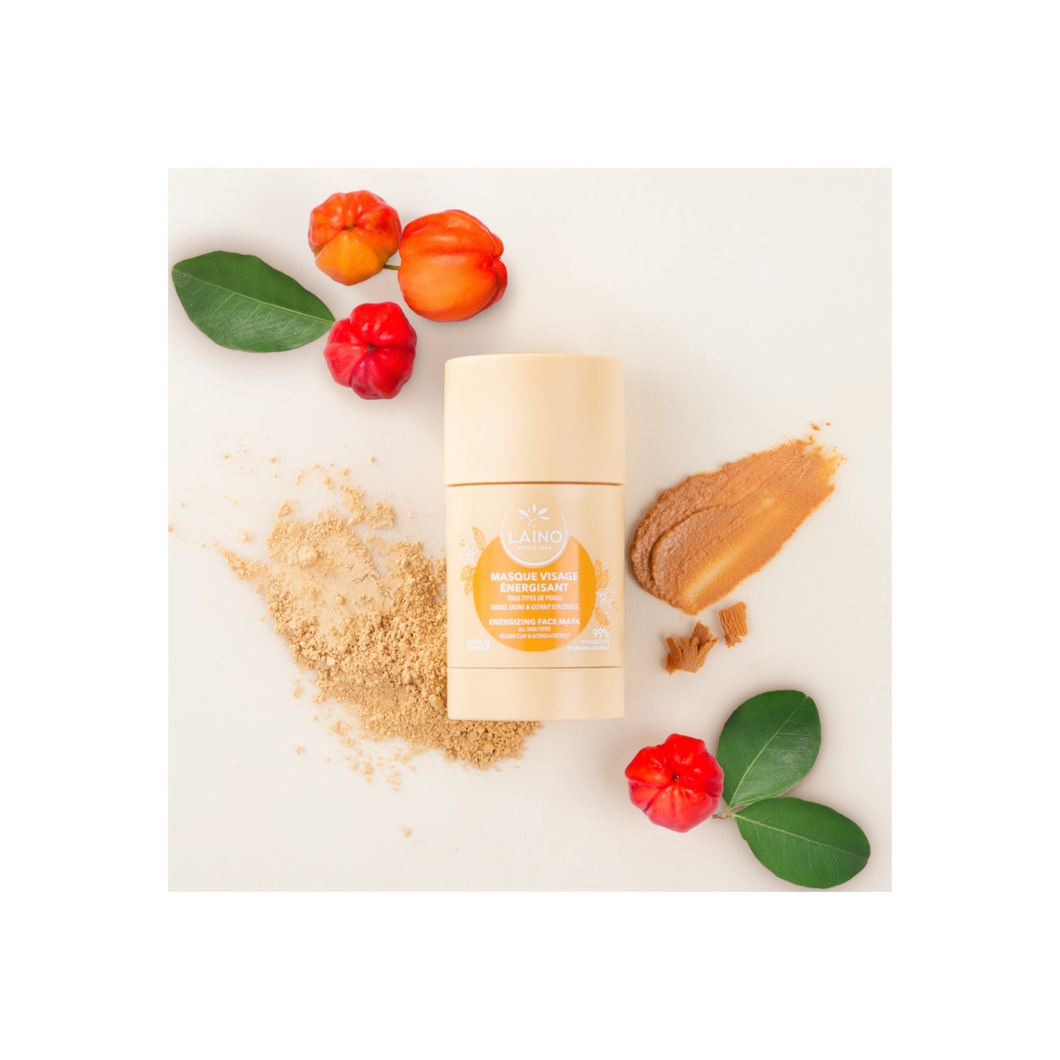 Laino Mascarilla Facial Energizante Stick 65g