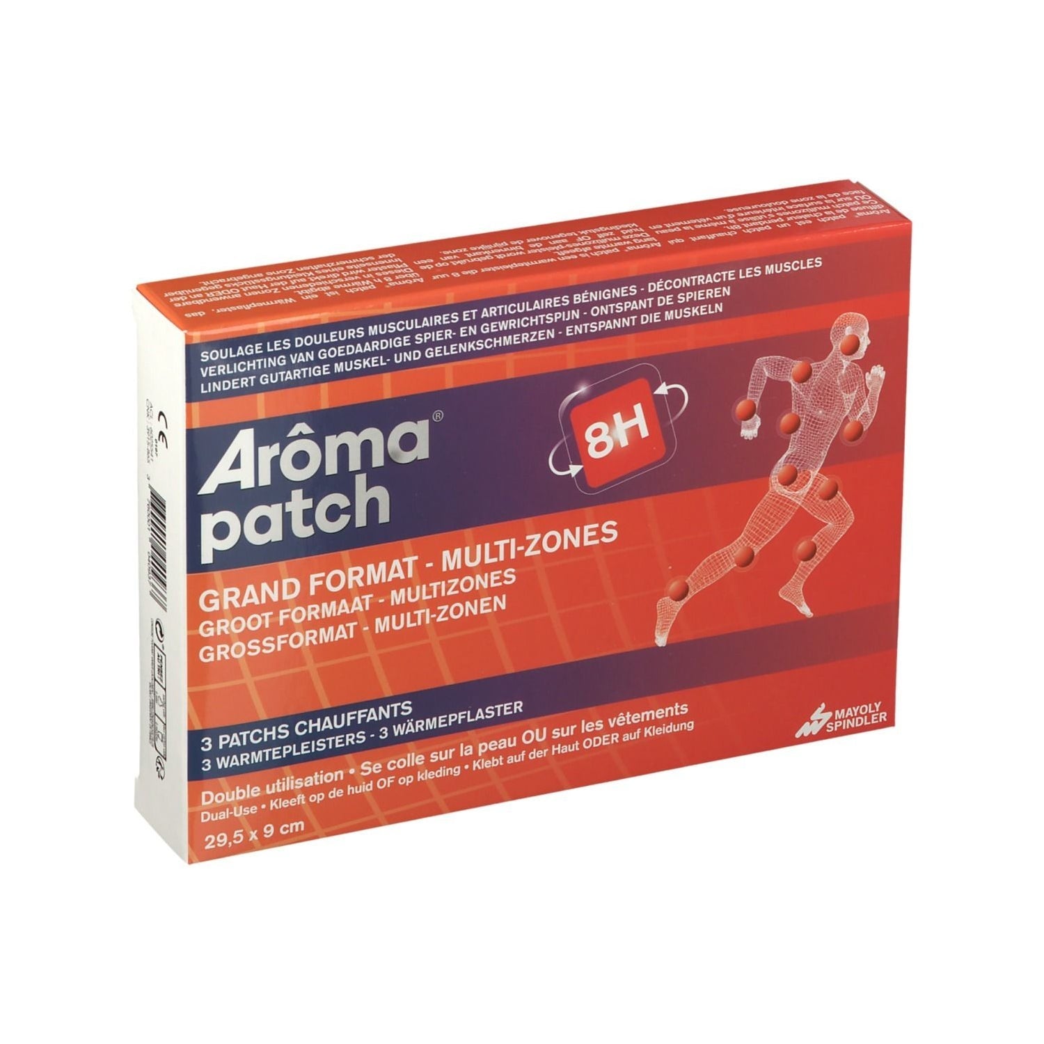 Mayoly Spindler Arôma Patch Chauffant Multi-Zones Grand Format 3uds