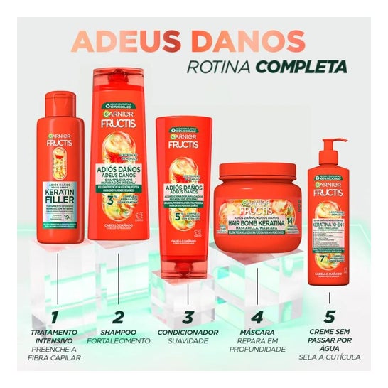 Garnier Fructis Keratin Filler Tratamiento Intensivo 200ml