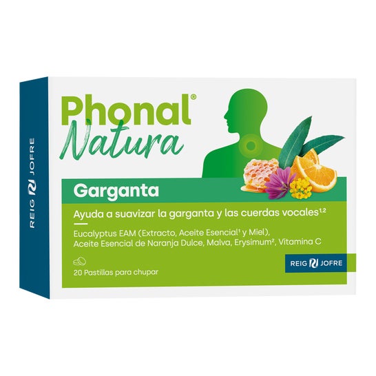 Phonal Natura Garganta 20 Tabletas