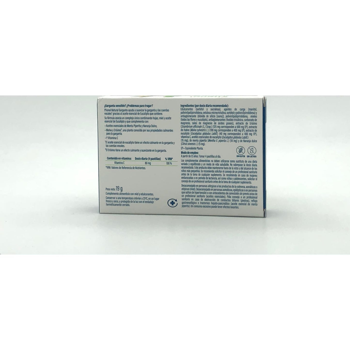 Phonal Natura Garganta 20 Tabletas