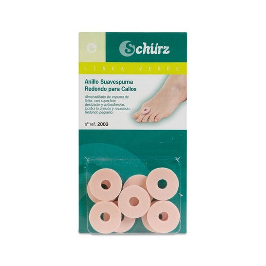 Schurz Suave Espuma Disco Callos 9 uds