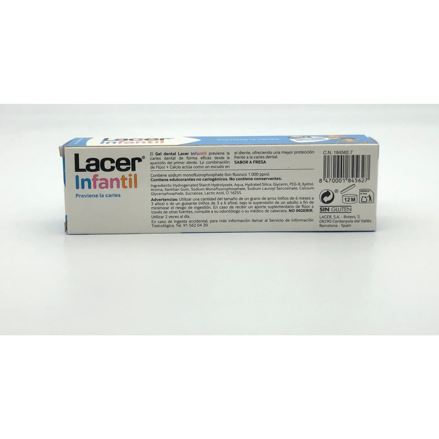 Lacer Infantil Gel Dental Fresa 75ml