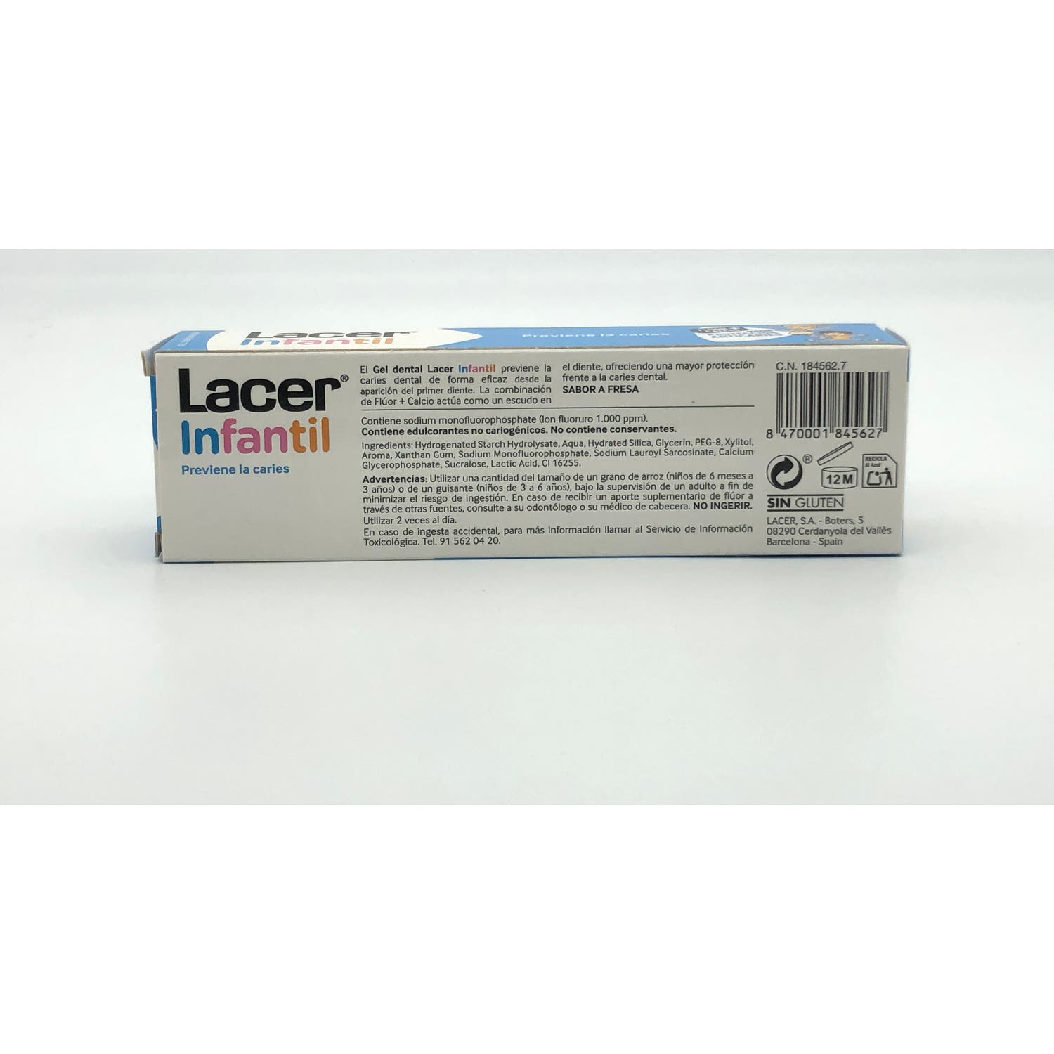 Lacer Infantil Gel Dental Fresa 75ml