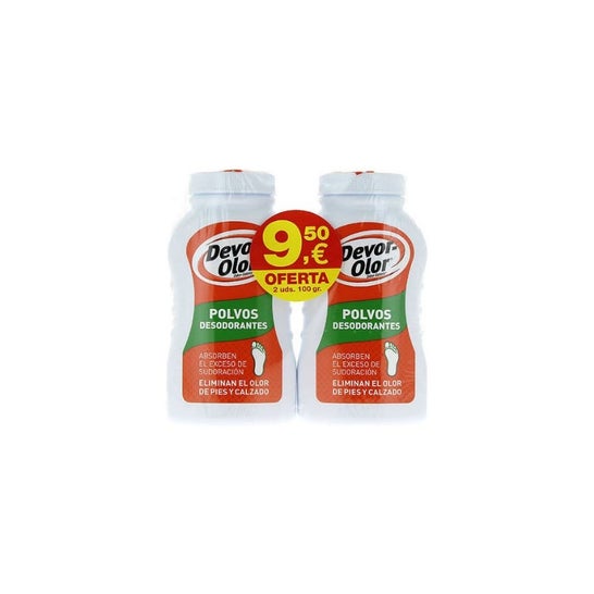 Devor Olor Desodorante Pies Polvos 2x100gr