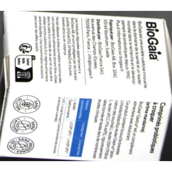 BioGaia® Gastrus Comprimidos Masticables Mandarina 30comp
