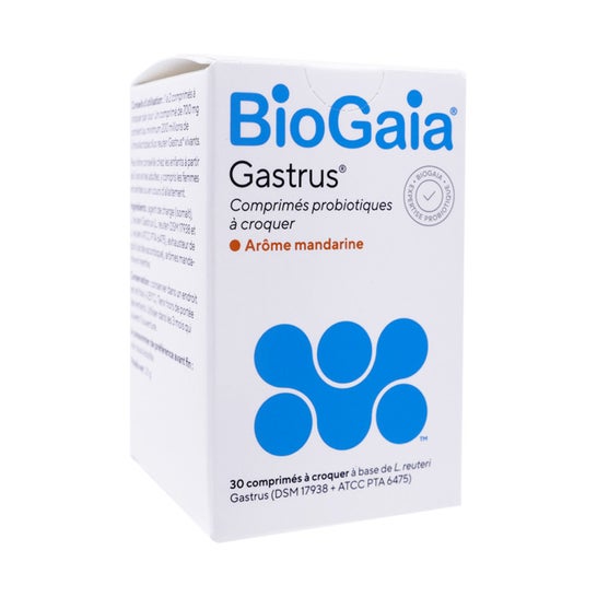 BioGaia® Gastrus Comprimidos Masticables Mandarina 30comp