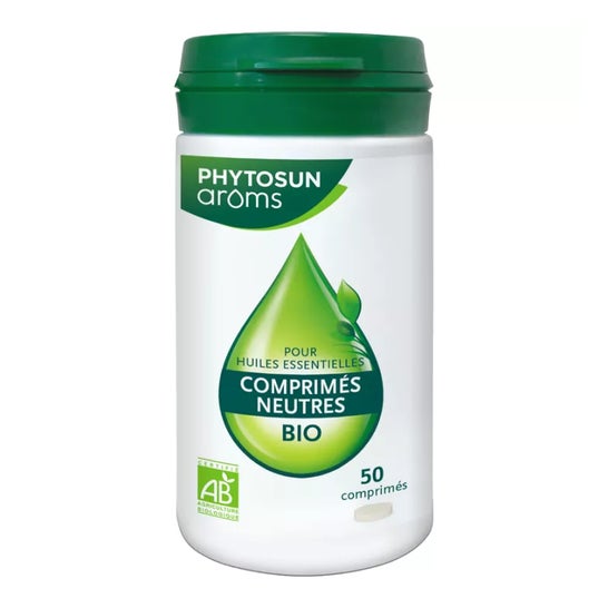 Phytosun Aroms Comprimidos Neutros BIO para Aceites Esenciales 50comp