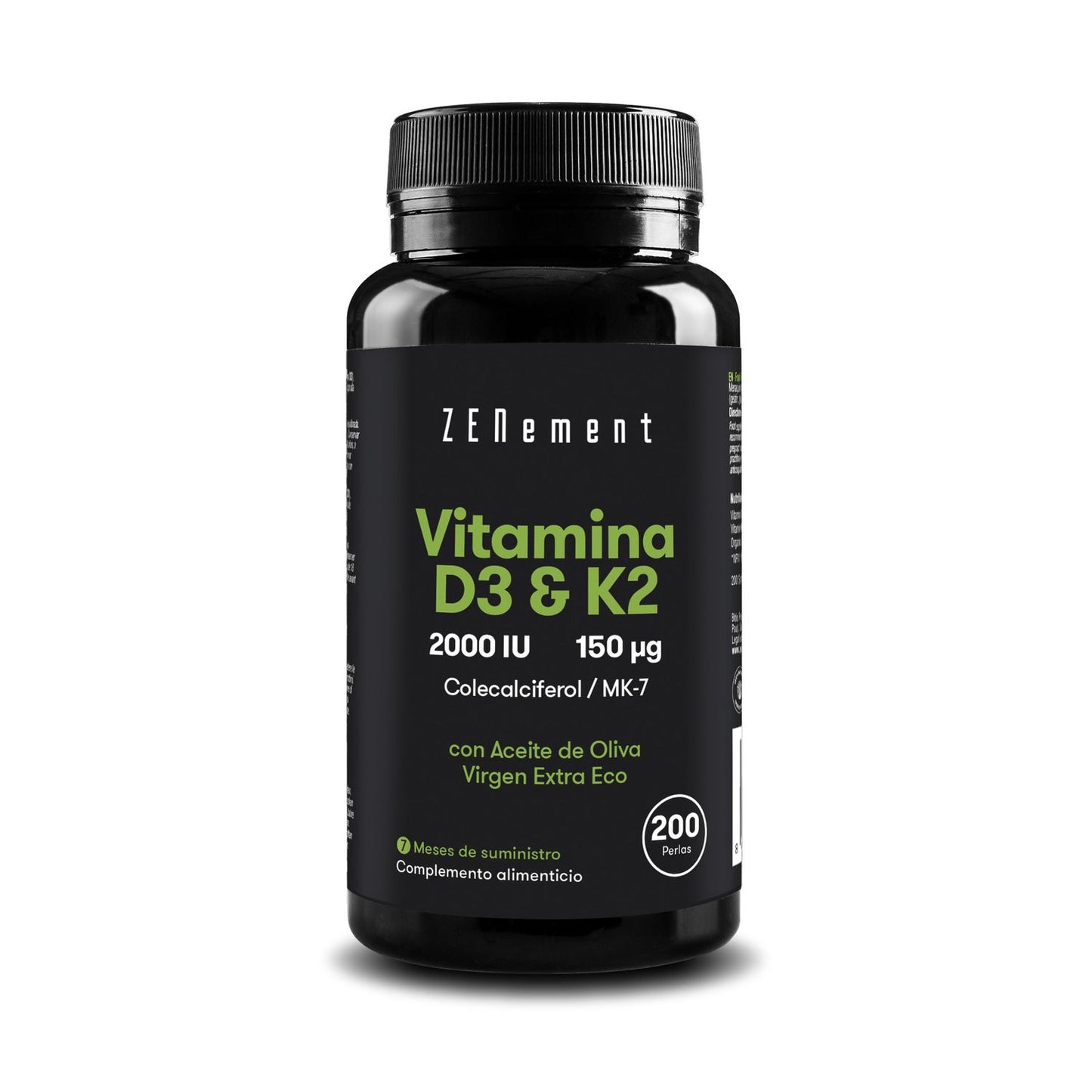 Zenement Vitamina D3 + K2 200caps