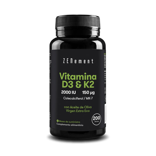 Zenement Vitamina D3 + K2 200caps