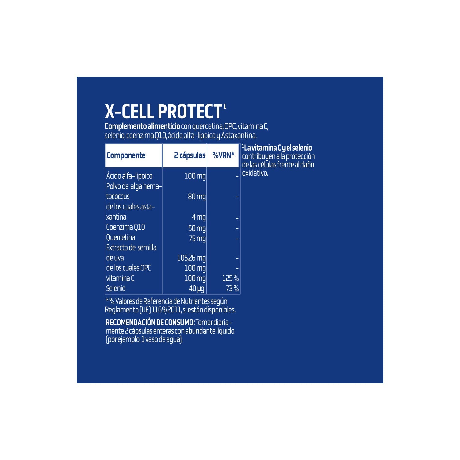 Splmnt X-Cell Protect 60 caps