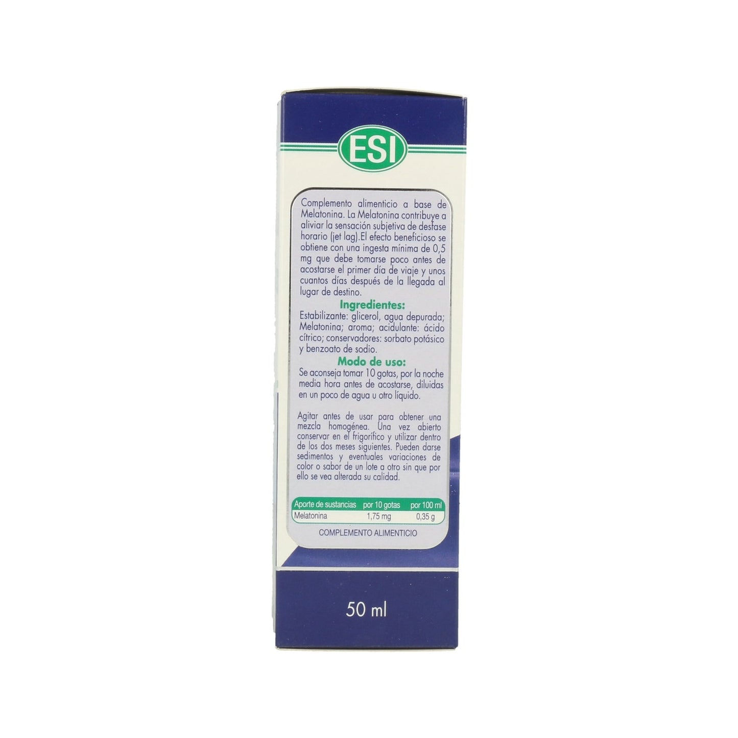 ESI Melatonin Pura 1,9mg Gotas 50ml
