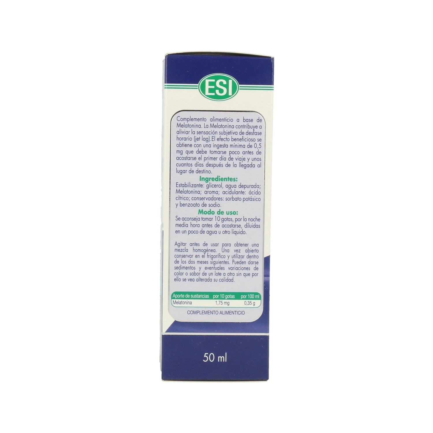 ESI Melatonin Pura 1,9mg Gotas 50ml