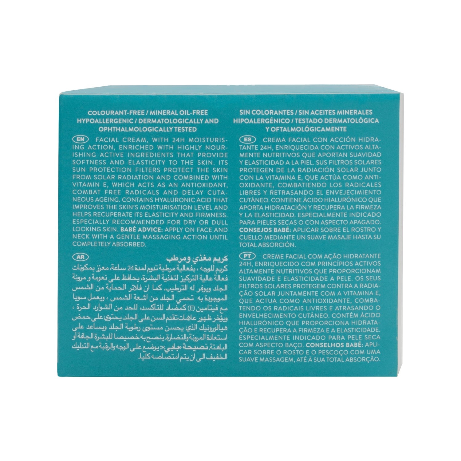 Babé Hidronutritiva Protectora SPF20 50ml