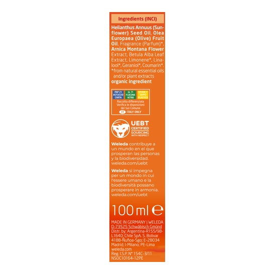 Weleda Aceite para Masaje con Árnica 100ml