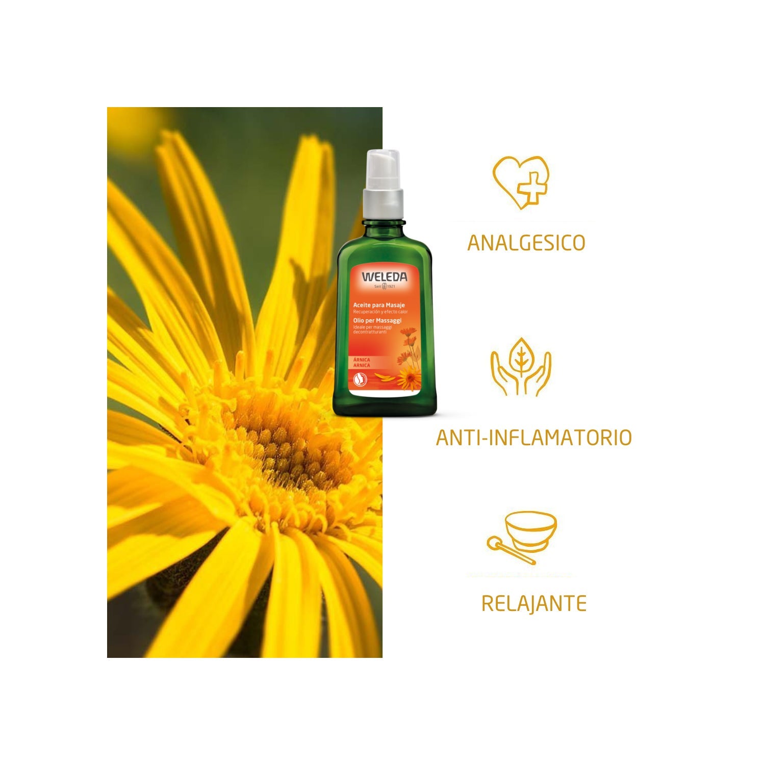 Weleda Aceite para Masaje con Árnica 100ml