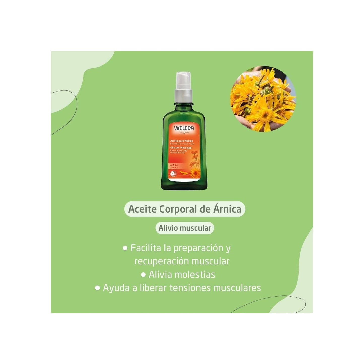 Weleda Aceite para Masaje con Árnica 100ml