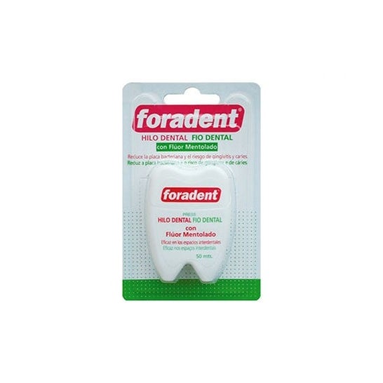 Foradent seda interdental con flúor 50m