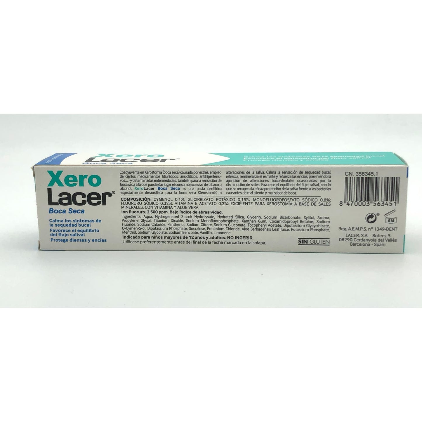 Lacer XeroLacer Boca Seca Pasta Dentífrica 125ml
