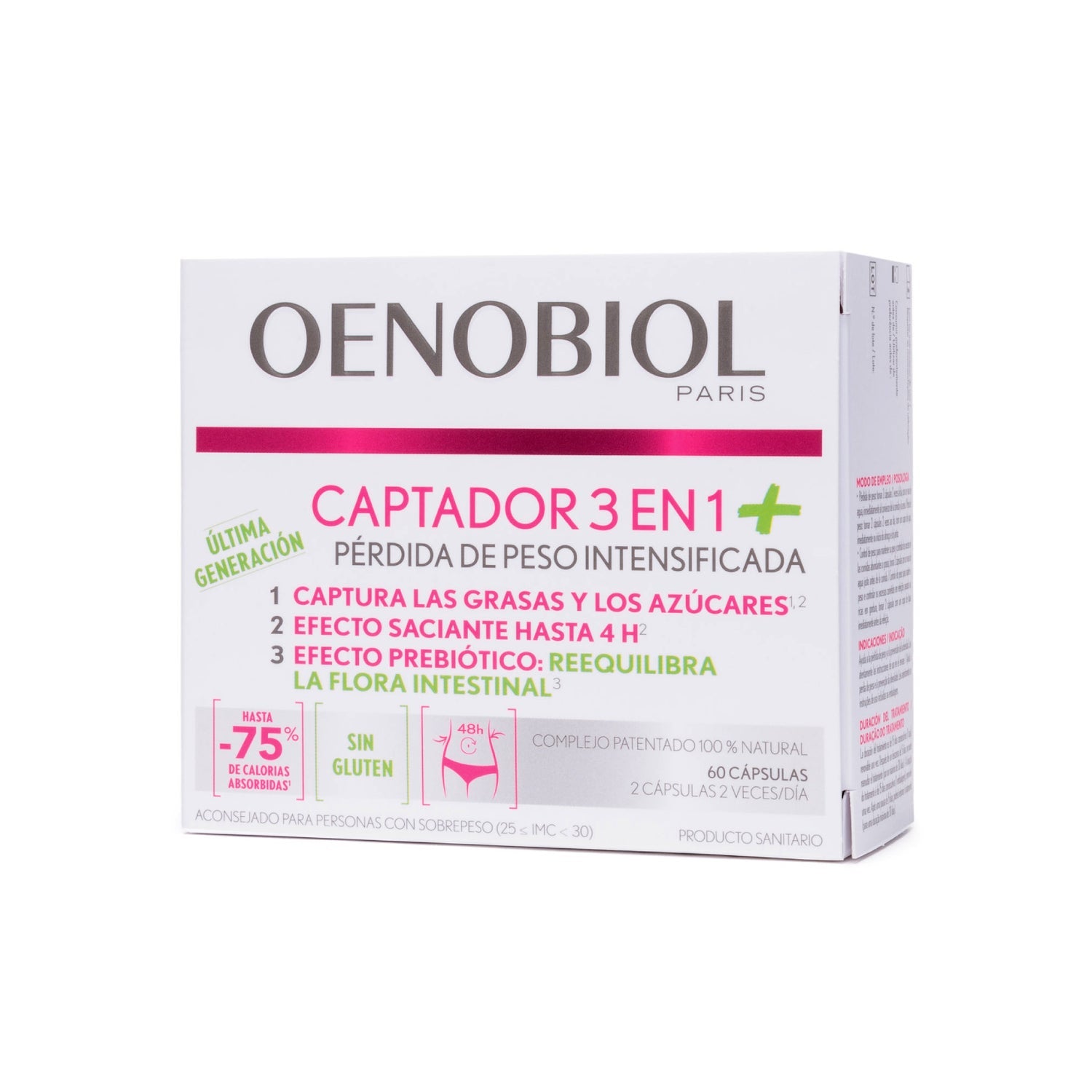 Oenobiol Captador 3en1 Plus 60caps