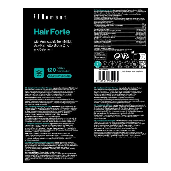 Zenement Hair Forte 120 vcaps