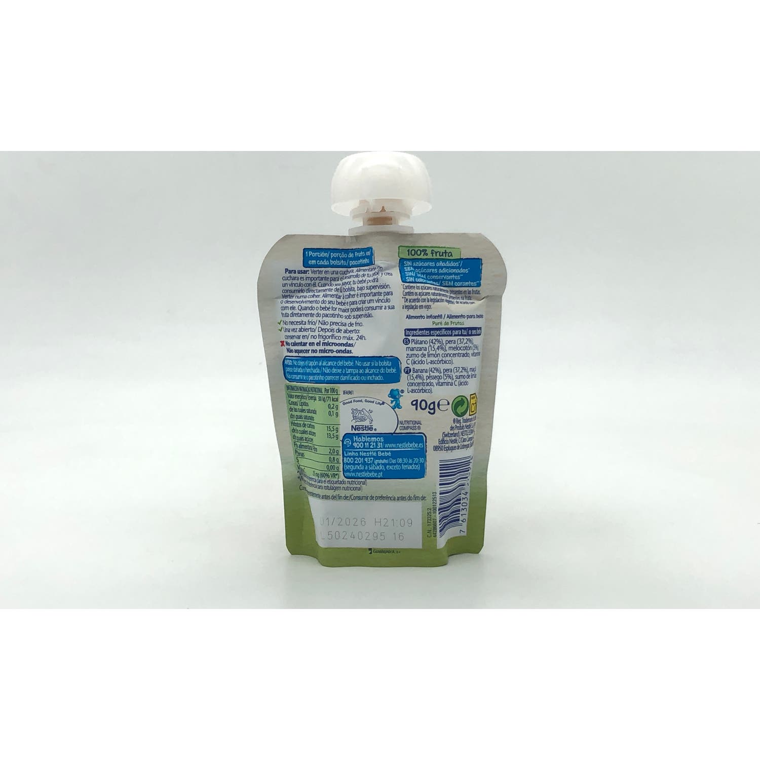 Nestle NaturNes 4 Frutas 90gr