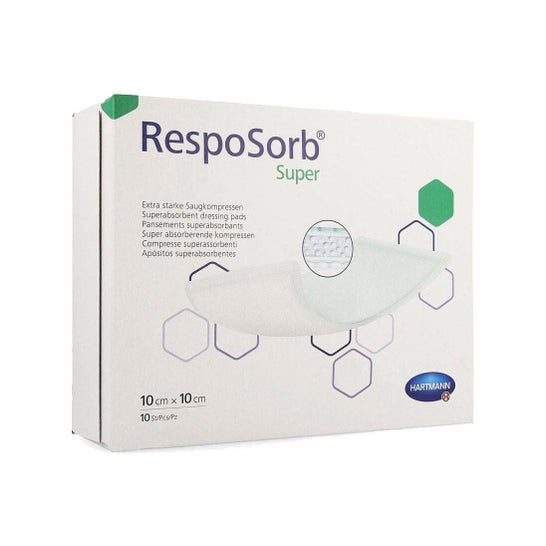 Resposorb Super Apósito Super Absorbente 10x10 cm 10 uds