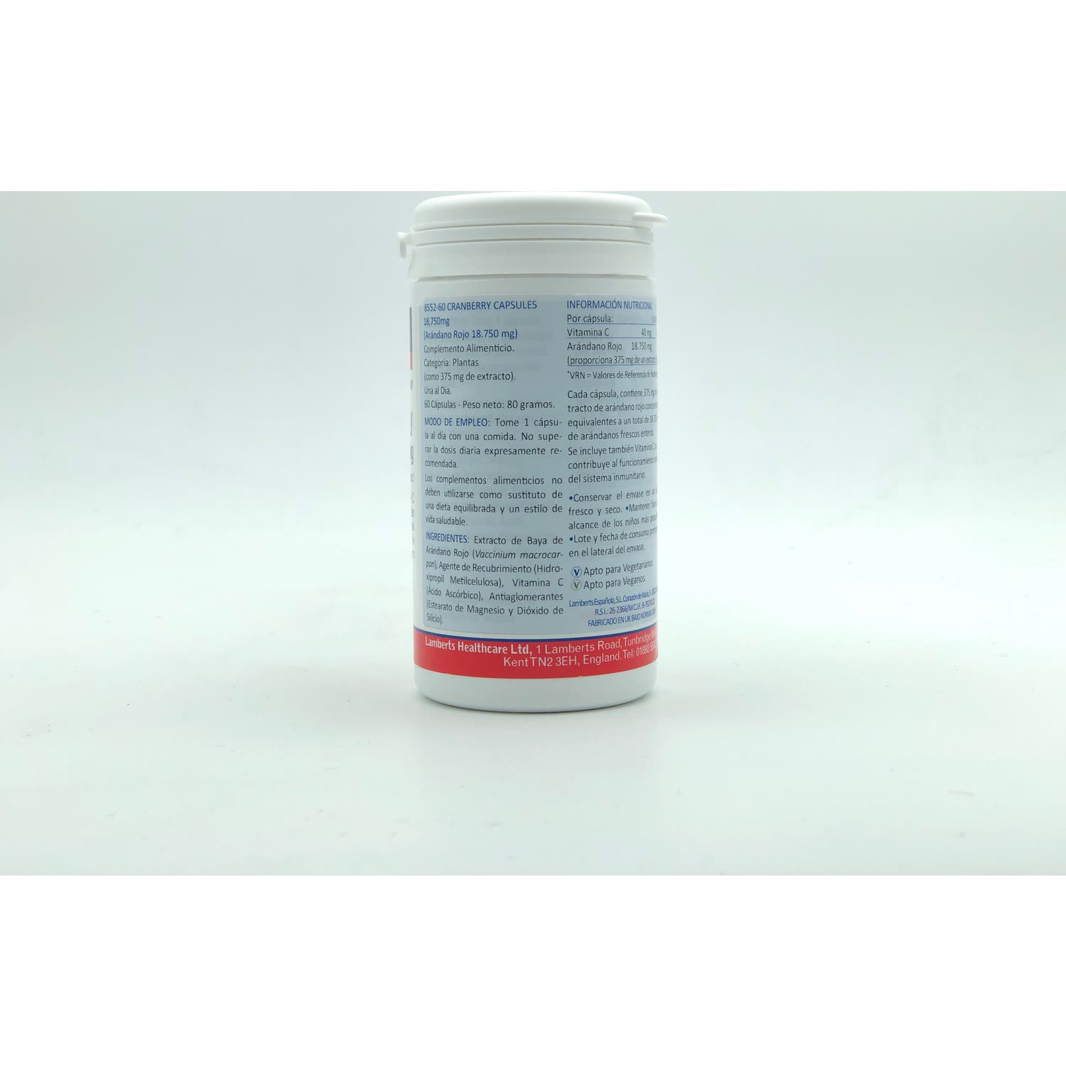 Lamberts Arándano Rojo 18.750mg 60caps