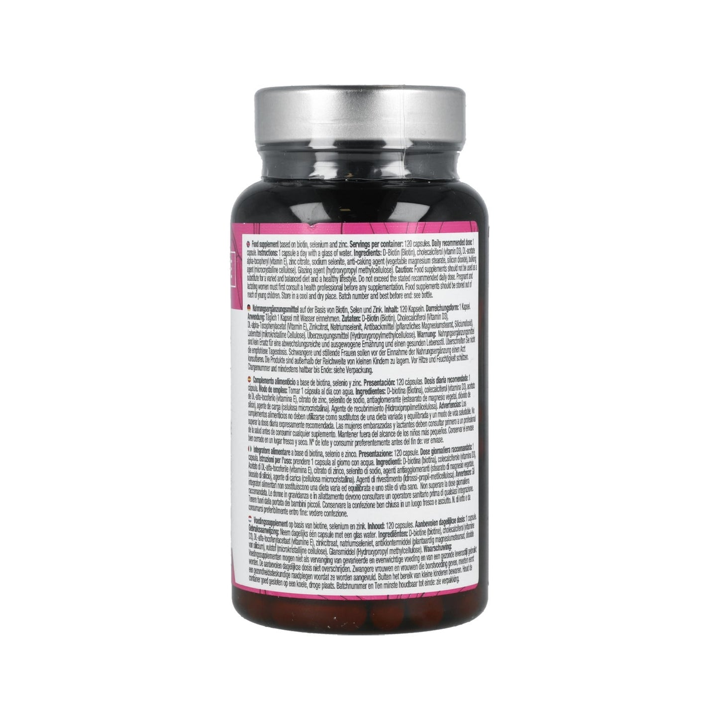 Nutralie Biotina Complex + Vit D y E 10000mcg Pelo, Piel, Uñas 120caps