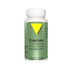 Vit'All+ Cúrcuma 220mg con Pimienta Negra 120 Perlas
