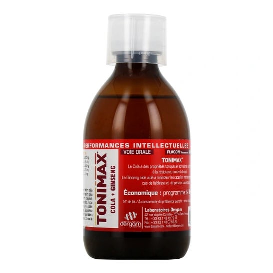 Dergam Tonimax Solution Orale Sans Glucose Energie 200ml