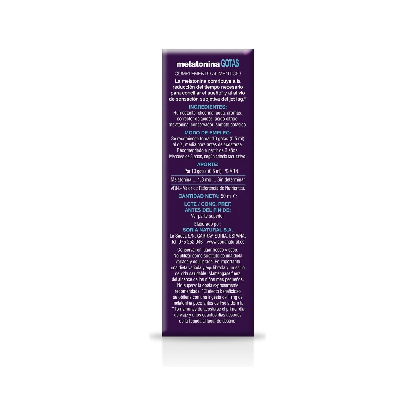 Soria Natural Melatonina 50ml