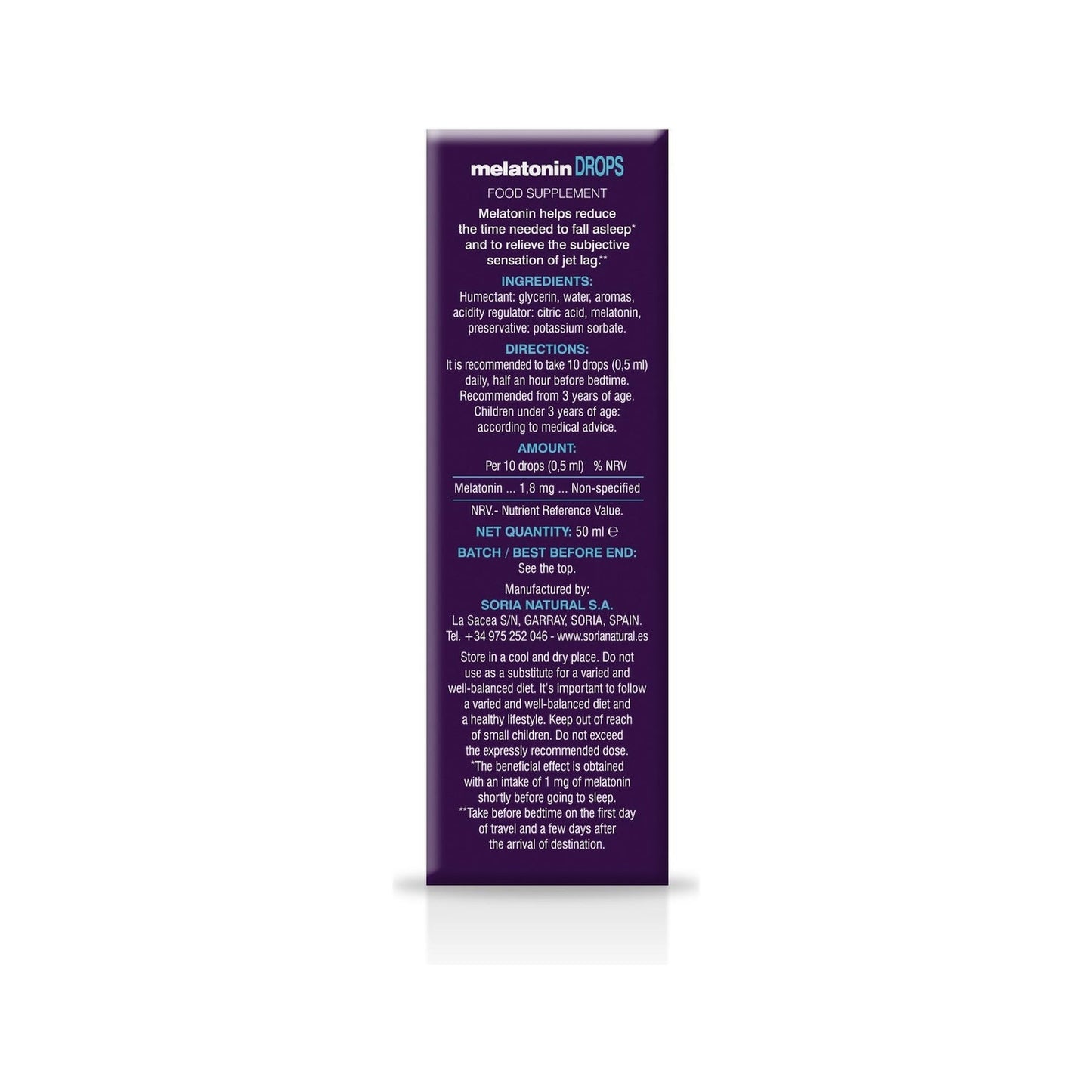 Soria Natural Melatonina 50ml