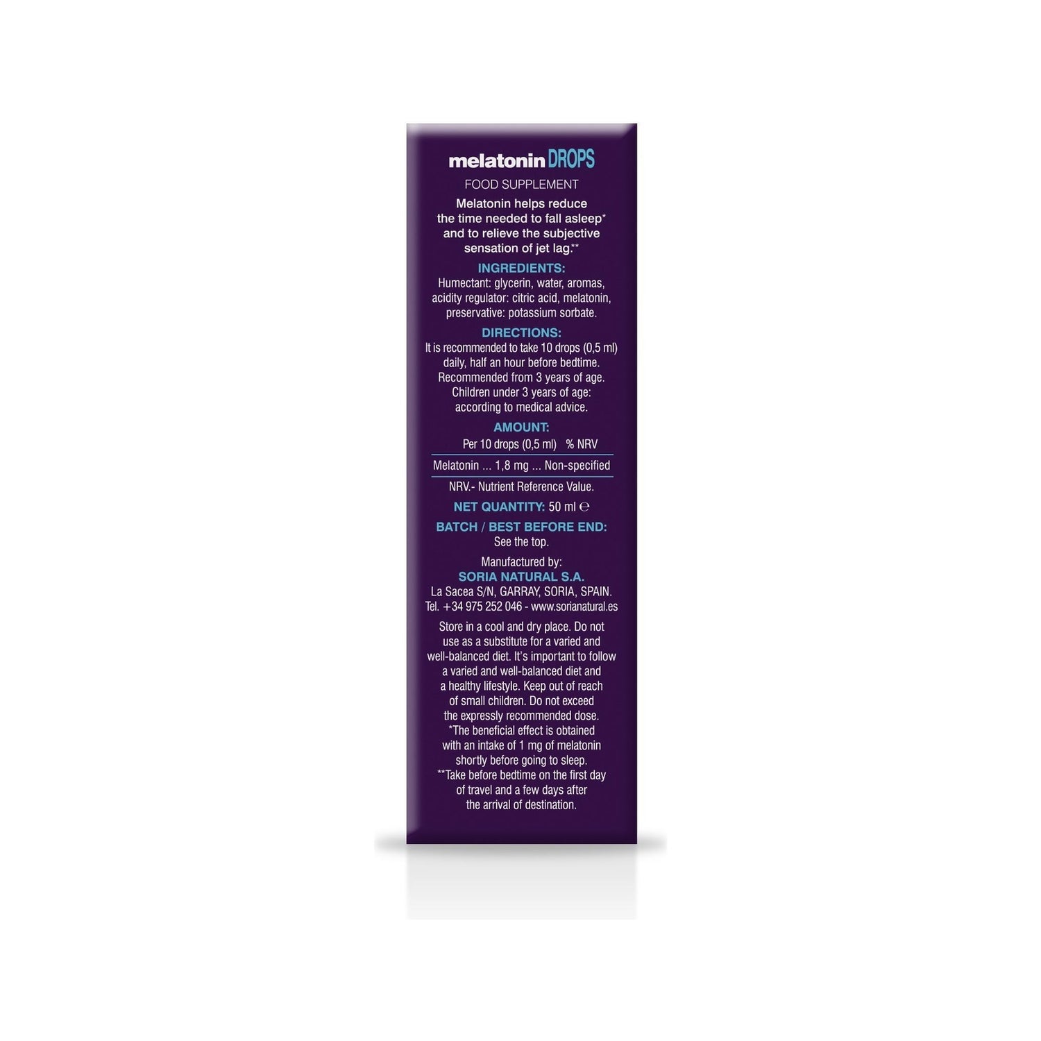 Soria Natural Melatonina 50ml