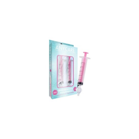 Anycare Jeringa Aspirador Nasal Rosa 1 par