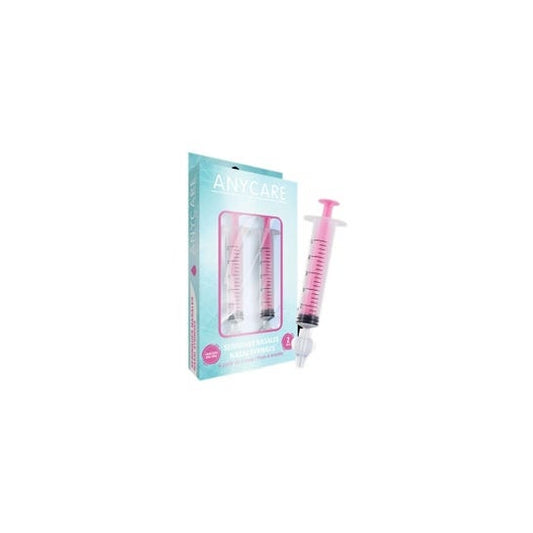 Anycare Jeringa Aspirador Nasal Rosa 1 par