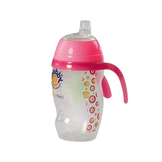 Mebby Easy Cup Vaso Antigoteo +6m Rosa 280ml 1ud