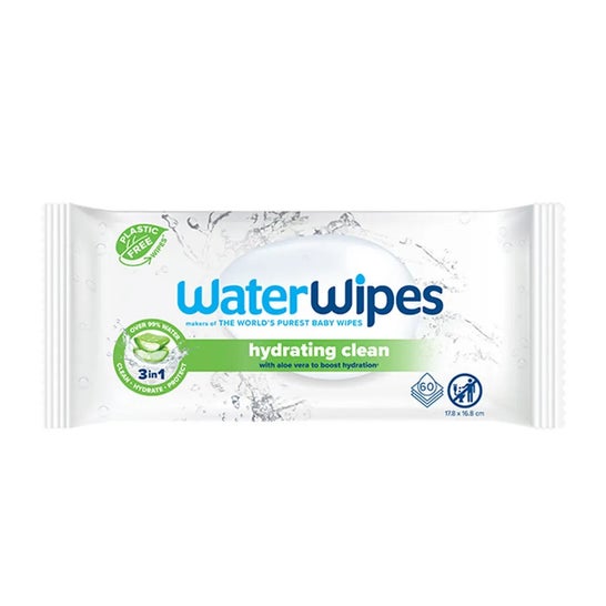 Waterwipes Toallitas Hidratantes Aloe Vera 60 uds
