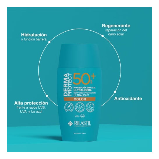Rilastil Dermaprotect SPF50+ con Color 2x50 ml