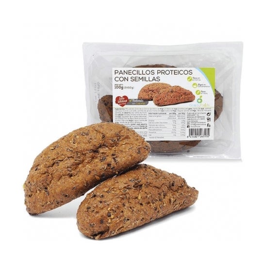 GoodyFoods Panecillos Proteicos con Semillas 100g