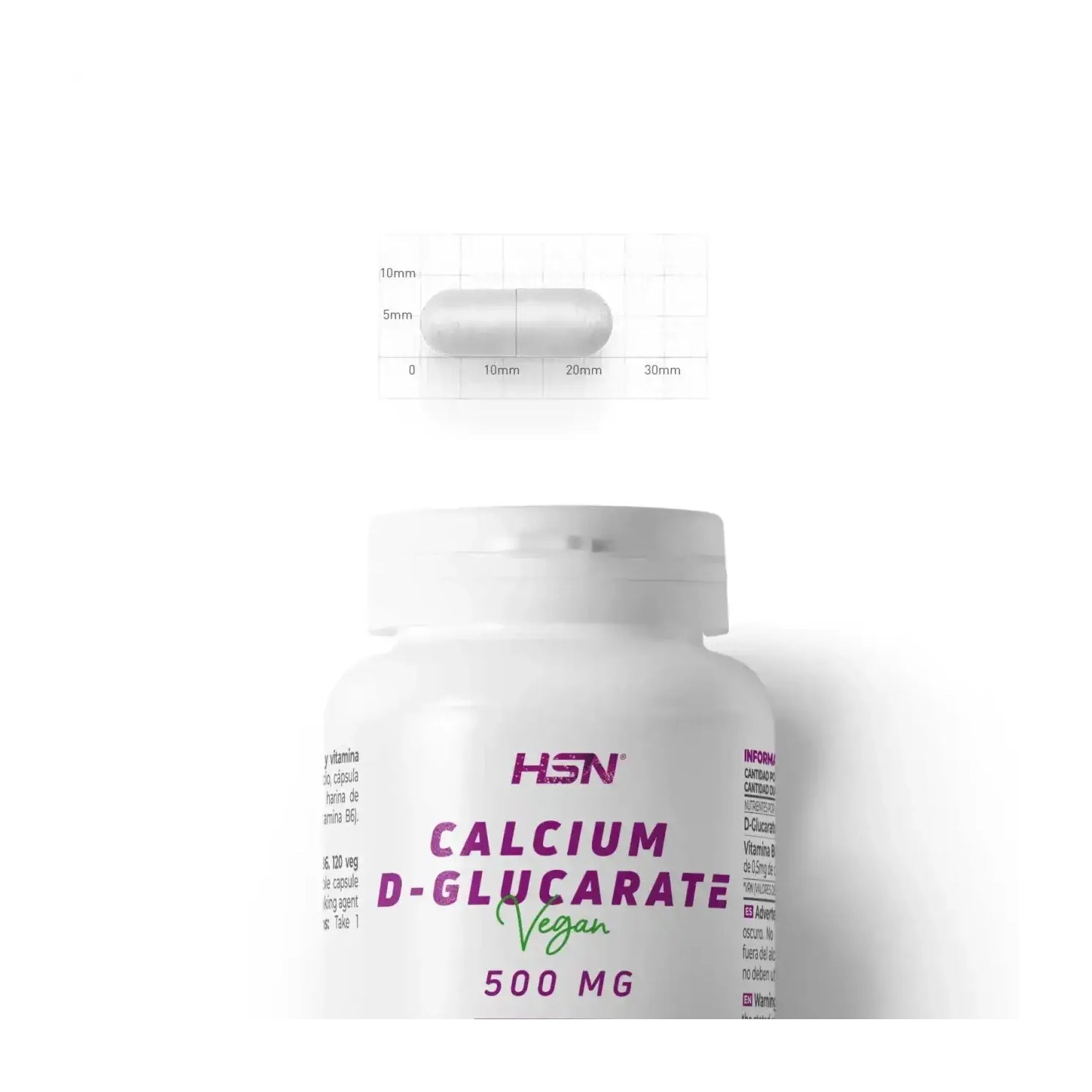 HSN D-Glucarato de Calcio 500mg 120vcaps