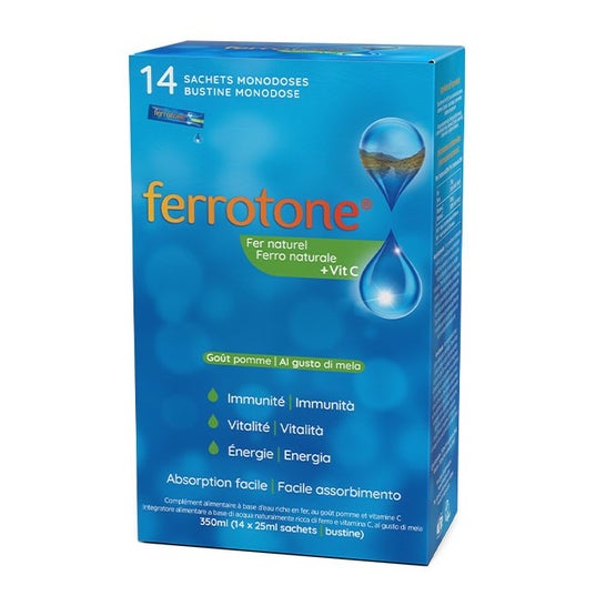 Ferrotone Fer Naturel + Vitamine C 14x25 ml