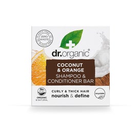Dr. Organic Coco Naranja Champú Acondicionador Sólido 75 g