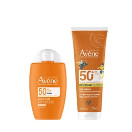 Avène Pack Ultra Fluido Invisible Spf50 50 ml + Leche Spf50+ Pediátrico 250 ml