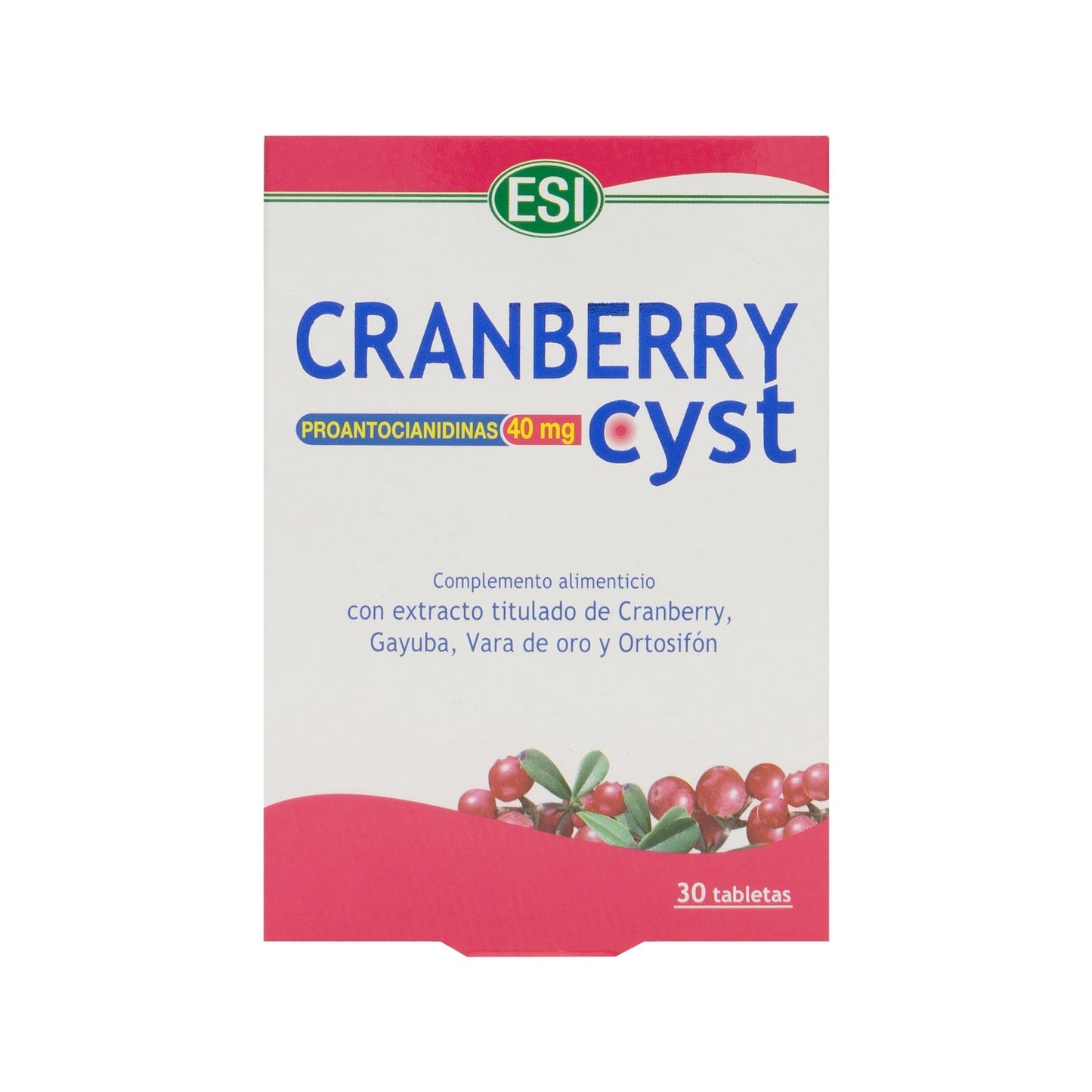 ESI Cranberry Cyst 30 tabletas
