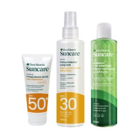 Docmorris Pack Suncare Crema Facial Spf50+ 50 ml + Spray Corporal Spf30 200 ml + Aftersun