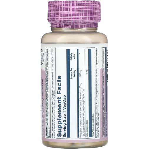 Solaray Guisante Rallado Mucuna Pruriens 60caps