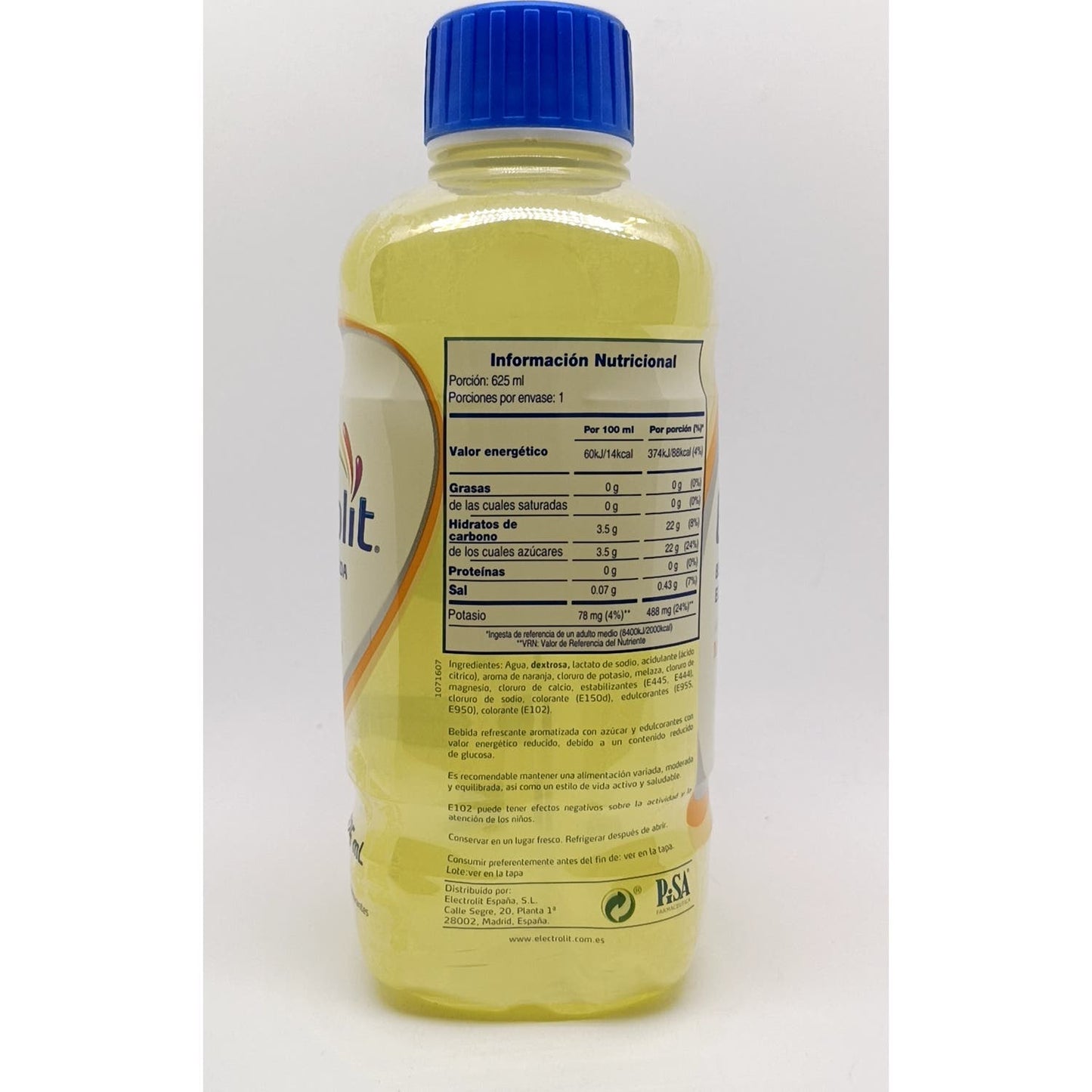 Electrolit Bebida Electrolítica Naranja Mandarina 625ml