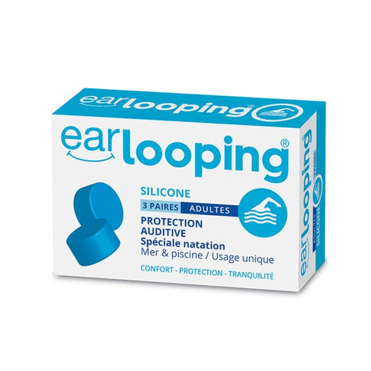 Earlooping Protección Auditiva Natación Adulto 6uds